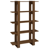 NNEVL Book Cabinet/Room Divider Brown Oak 100x30x160 cm