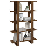 NNEVL Book Cabinet/Room Divider Brown Oak 100x30x160 cm