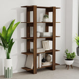 NNEVL Book Cabinet/Room Divider Brown Oak 100x30x160 cm