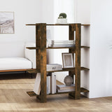 NNEVL Book Cabinet/Room Divider Smoked Oak 100x30x123.5 cm