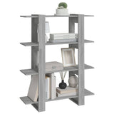 NNEVL Book Cabinet/Room Divider Grey Sonoma 100x30x123.5 cm