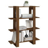 NNEVL Book Cabinet/Room Divider Brown Oak 100x30x123.5 cm