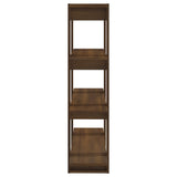 NNEVL Book Cabinet/Room Divider Brown Oak 100x30x123.5 cm