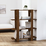 NNEVL Book Cabinet/Room Divider Brown Oak 100x30x123.5 cm