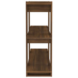 NNEVL Book Cabinet/Room Divider Brown Oak 100x30x87 cm