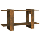 NNEVL Book Cabinet Smoked Oak 100x30x51 cm Engineered Wood