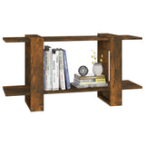 NNEVL Book Cabinet Smoked Oak 100x30x51 cm Engineered Wood