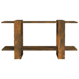 NNEVL Book Cabinet Smoked Oak 100x30x51 cm Engineered Wood