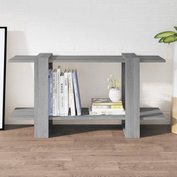 NNEVL Book Cabinet Grey Sonoma 100x30x51 cm Engineered Wood