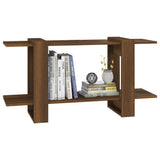 NNEVL Book Cabinet Brown Oak 100x30x51 cm Engineered Wood