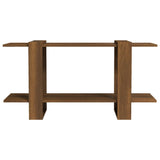 NNEVL Book Cabinet Brown Oak 100x30x51 cm Engineered Wood