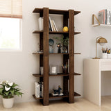 NNEVL Book Cabinet/Room Divider Brown Oak 80x30x160 cm Engineered Wood