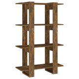 NNEVL Book Cabinet/Room Divider Smoked Oak 80x30x123.5 cm