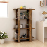 NNEVL Book Cabinet/Room Divider Smoked Oak 80x30x123.5 cm