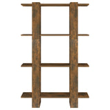 NNEVL Book Cabinet/Room Divider Smoked Oak 80x30x123.5 cm
