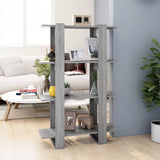 NNEVL Book Cabinet/Room Divider Grey Sonoma 80x30x123.5 cm