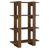 NNEVL Book Cabinet/Room Divider Brown Oak 80x30x123.5 cm