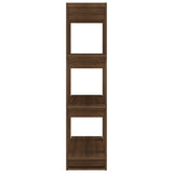 NNEVL Book Cabinet/Room Divider Brown Oak 80x30x123.5 cm