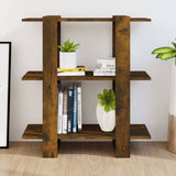 NNEVL Book Cabinet/Room Divider Smoked Oak 80x30x87cm