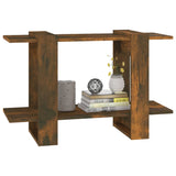NNEVL Book Cabinet/Room Divider Smoked Oak 80x30x51 cm