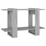 NNEVL Book Cabinet/Room Divider Grey Sonoma 80x30x51 cm