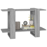 NNEVL Book Cabinet/Room Divider Grey Sonoma 80x30x51 cm