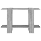 NNEVL Book Cabinet/Room Divider Grey Sonoma 80x30x51 cm