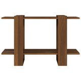 NNEVL Book Cabinet/Room Divider Brown Oak 80x30x51 cm