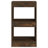 NNEVL Book Cabinet/Room Divider Smoked Oak 40x30x72 cm