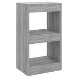 NNEVL Book Cabinet/Room Divider Grey Sonoma 40x30x72 cm