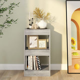 NNEVL Book Cabinet/Room Divider Grey Sonoma 40x30x72 cm
