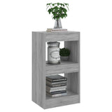 NNEVL Book Cabinet/Room Divider Grey Sonoma 40x30x72 cm