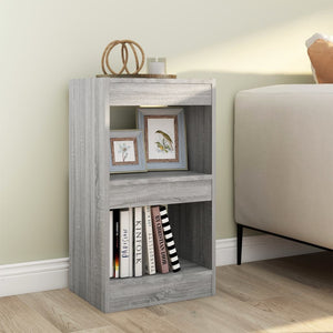 NNEVL Book Cabinet/Room Divider Grey Sonoma 40x30x72 cm