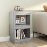 NNEVL Book Cabinet/Room Divider Grey Sonoma 40x30x72 cm