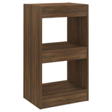 NNEVL Book Cabinet/Room Divider Brown Oak 40x30x72 cm