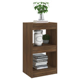 NNEVL Book Cabinet/Room Divider Brown Oak 40x30x72 cm
