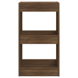NNEVL Book Cabinet/Room Divider Brown Oak 40x30x72 cm