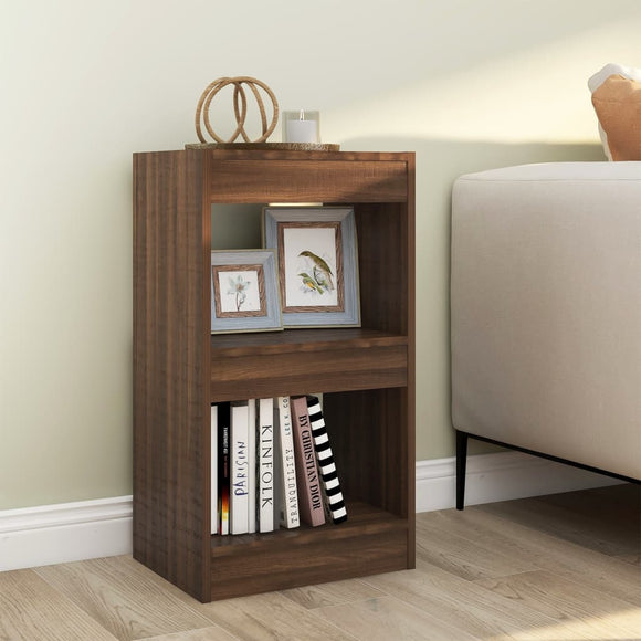NNEVL Book Cabinet/Room Divider Brown Oak 40x30x72 cm