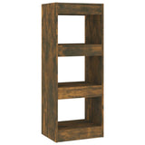 NNEVL Book Cabinet/Room Divider Smoked Oak 40x30x103 cm Engineered Wood