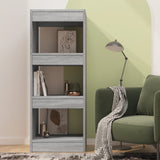 NNEVL Book Cabinet/Room Divider Grey Sonoma 40x30x103 cm Engineered Wood