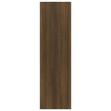 NNEVL Book Cabinet/Room Divider Brown Oak 40x30x103 cm Engineered Wood