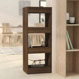 NNEVL Book Cabinet/Room Divider Brown Oak 40x30x103 cm Engineered Wood