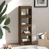 NNEVL Book Cabinet/Room Divider Brown Oak 40x30x135 cm