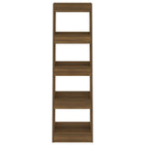 NNEVL Book Cabinet/Room Divider Brown Oak 40x30x135 cm