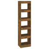NNEVL Book Cabinet/Room Divider Smoked Oak 40x30x166 cm