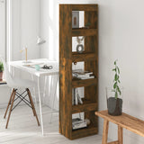 NNEVL Book Cabinet/Room Divider Smoked Oak 40x30x166 cm