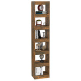 NNEVL Book Cabinet/Room Divider Smoked Oak 40x30x198 cm