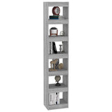 NNEVL Book Cabinet/Room Divider Grey Sonoma 40x30x198 cm