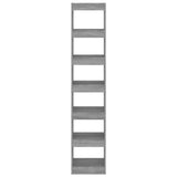 NNEVL Book Cabinet/Room Divider Grey Sonoma 40x30x198 cm