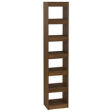 NNEVL Book Cabinet/Room Divider Brown Oak 40x30x198 cm